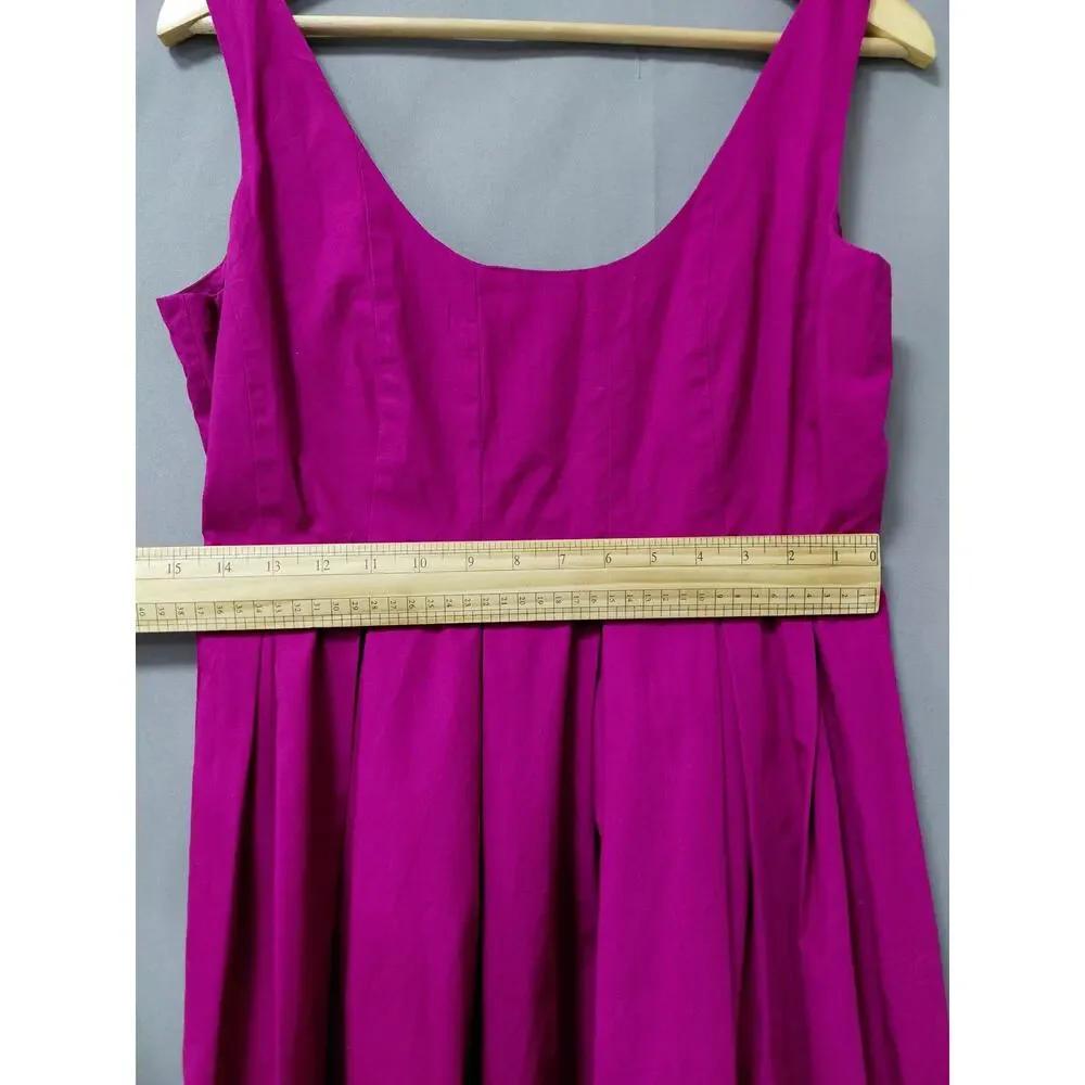 J.Crew Pink A-Line Knee Length Lined Dress Women Size 8